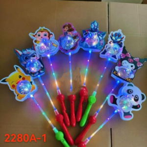 2280A-1 ကာတွန်းပုံစုံ မီးလင်းတုတ်ချောင်း (12pcs)