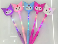 2280A-6 Kuromi ခေါင်းပုံ မီးလင်း ဆံကုတ် (10pcs)